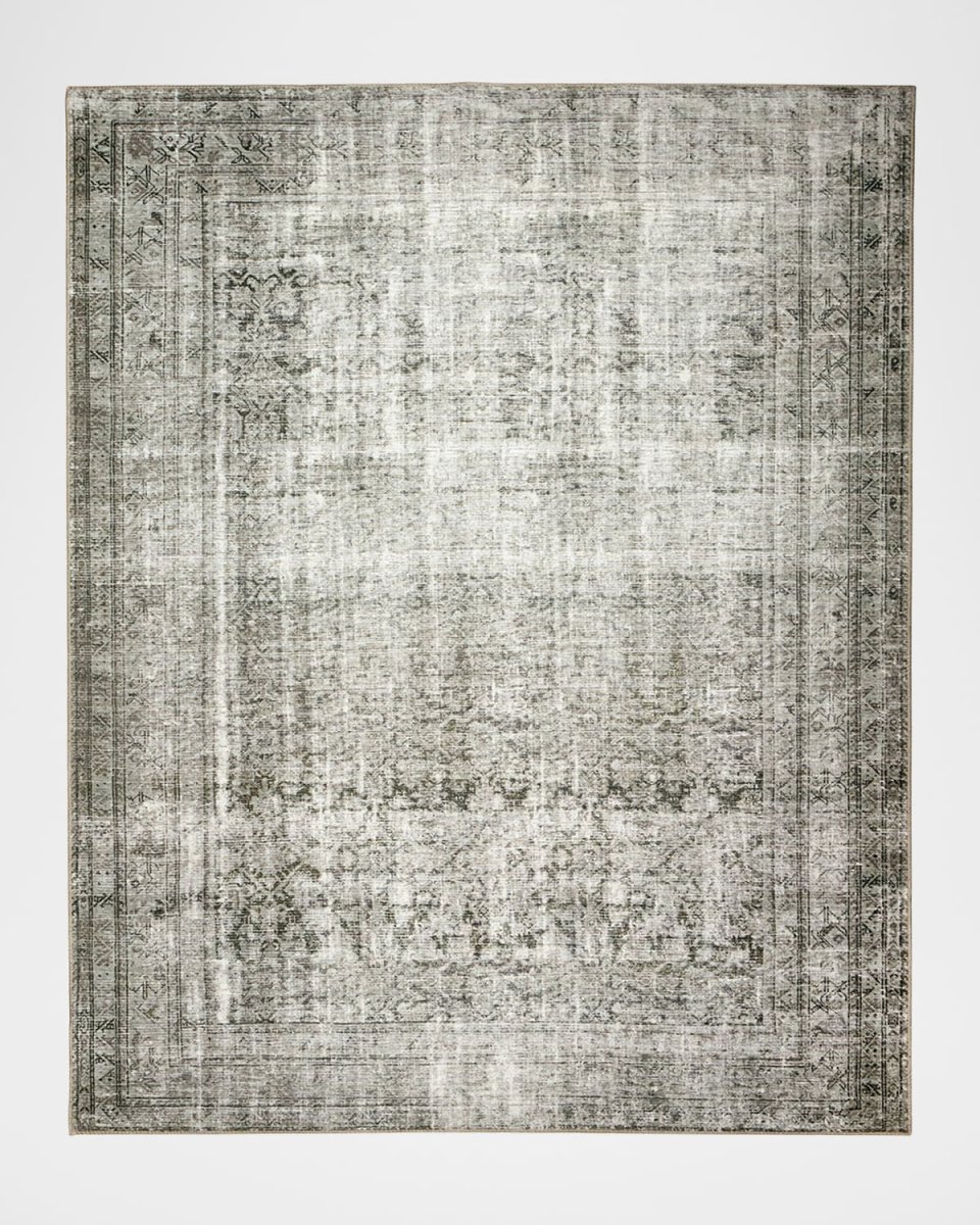 Nala Olive Power-Loomed Rug, 8' x 10'